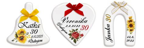 ukážka keramických darčekov s motívom krstu