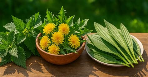 ilustračné foto zelene v prírode alebo jarných byliniek