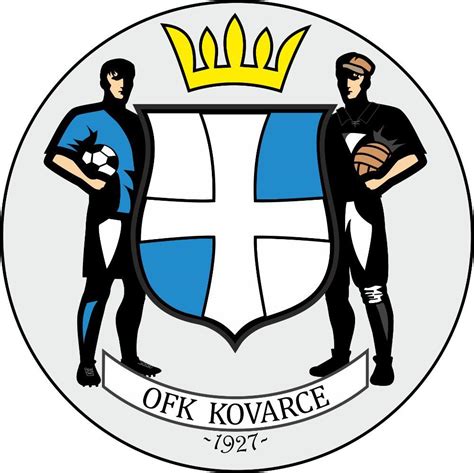 Grafický návrh nového znaku futbalového klubu OFK Kovarce s popiskami symboliky