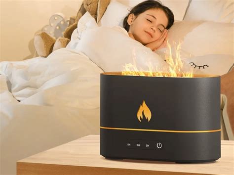 Aróma lampa s vonnými olejmi a relaxačná atmosféra v miestnosti