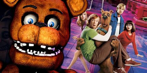 Tematická ilustrácia s Tajomnou mašinou a postavami Scooby Doo na pozadí párty
