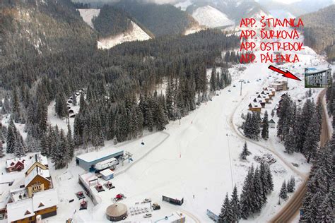 fotografia lyžiarskeho strediska Jasná s zasneženými svahmi