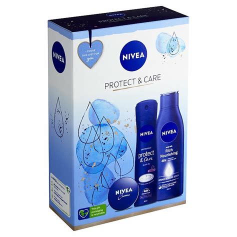Produktové foto rôznych darčekových balení NIVEA pre mužov a ženy