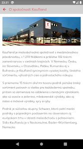 screenshot rozhrania aplikácie Kaufland s vyznačeným bannerom vianočného prekvapenia