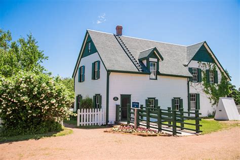 The Green Gables house on Prince Edward Island, a picturesque landscape that served as the backdrop for Anna's adventures.