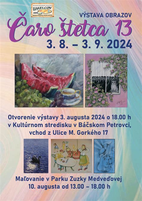 ilustračné foto: obrazy z výstavy Čaro štetca