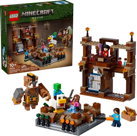 LEGO Minecraft: Boxerský ring v Lesnom kaštieli s figúrkami