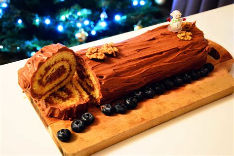 Tradičné vianočné polienko (Yule log)