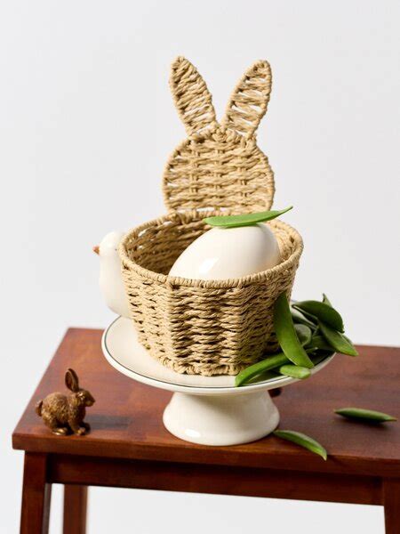 DIY: veľkonočný košík v tvare zajačika z kelímka