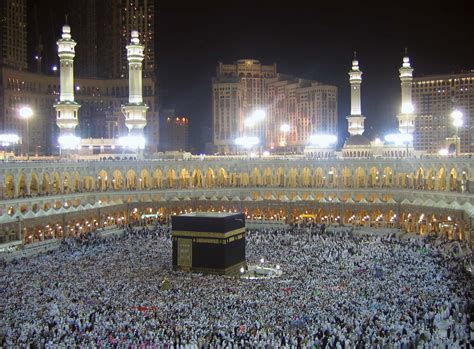 The Kaaba in Mecca, Saudi Arabia