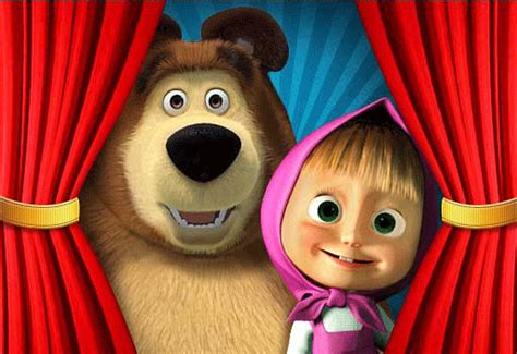 3D modelácia postáv animovaného seriálu Máša a medveď