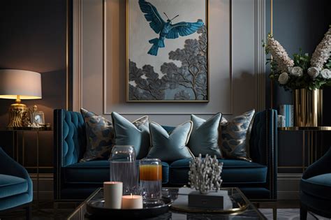 Zátišie s vianočnými dekoráciami v obývacej izbe s teplým osvetlením