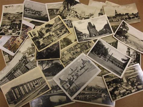 Koláž fotografií významných stavieb storočia z Čiech, Moravy a Sliezska