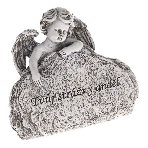 dizajnérska ilustrácia rôznych anjelských sôch na hrob
