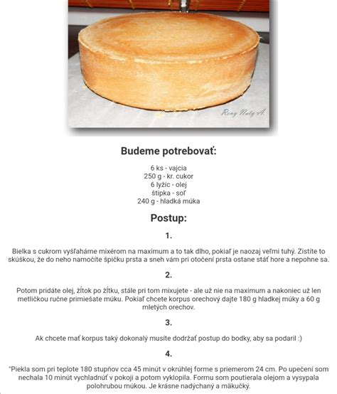 infografika s tipmi na dokonalý piškótový korpus (teplota vajec, šľahanie snehu)