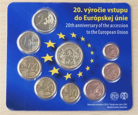 sada slovenských euromincí