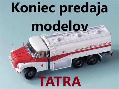 Detailné papierové modely nákladných automobilov Tatra