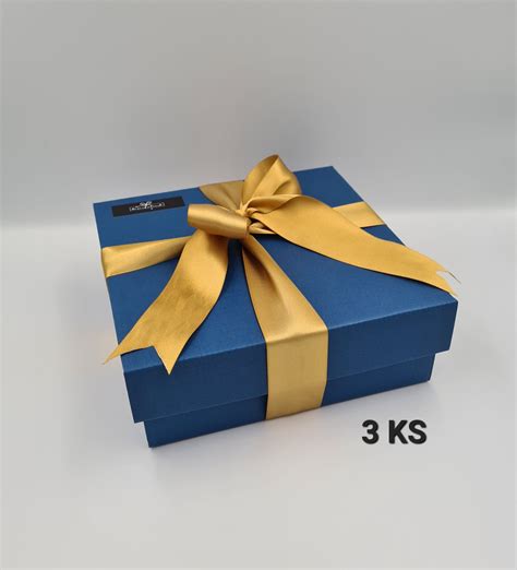 Ilustrácia darčekovej krabice s mašľou a symbolom 