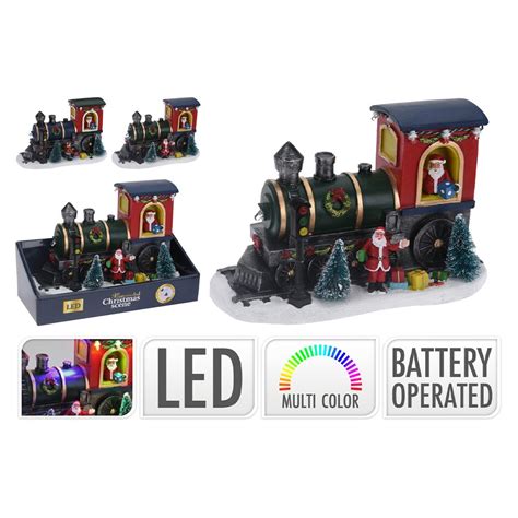 Príklad vonkajšej vianočnej výzdoby s osvetlením a záhradnými figúrkami