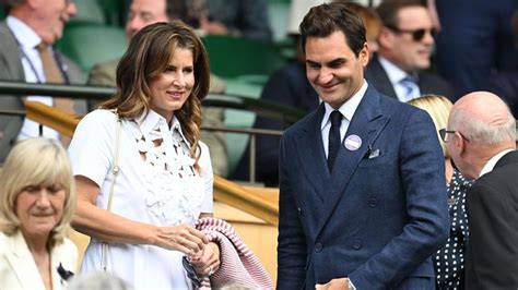 Roger Federer s manželkou Mirkou na svadbe