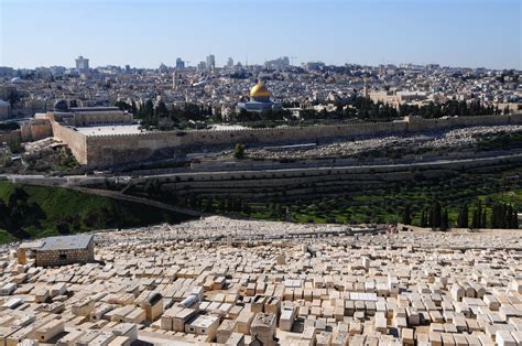 Pohľad na Jeruzalem z Olivovej hory